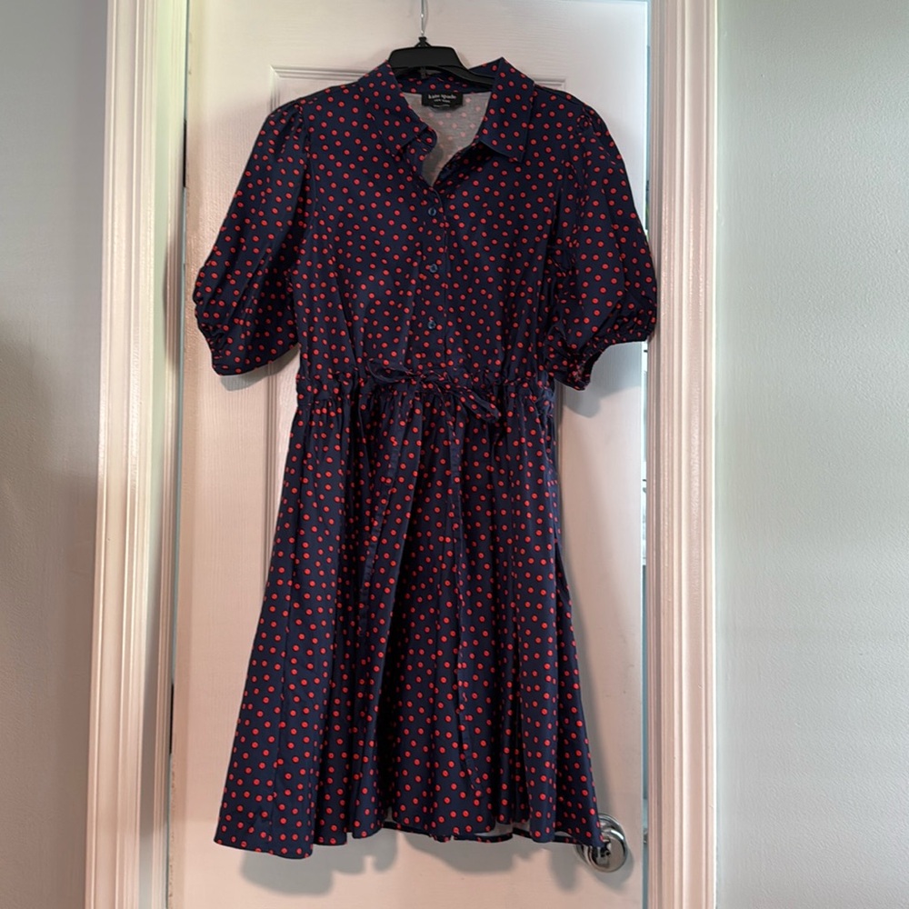 Kate spade polka dot dress